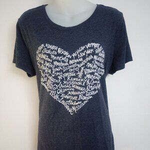 EV1 States Heart T-Shirt